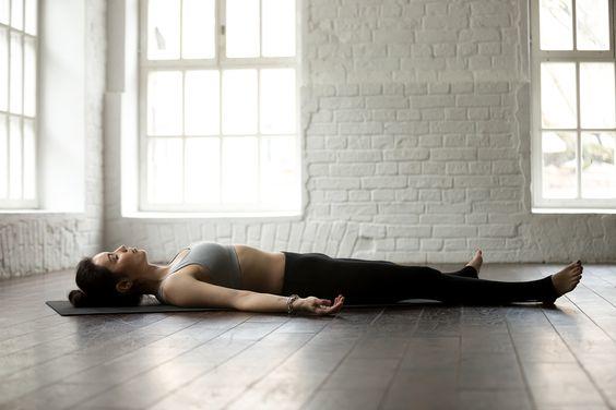 savasana yoga pose