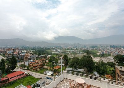view from nepal yoga home