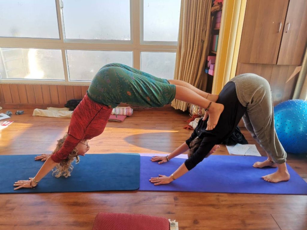 yoga training class in nepal