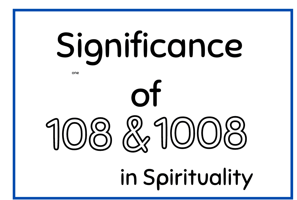 number 108 in Spirituality