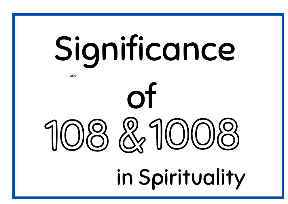number 108 in Spirituality