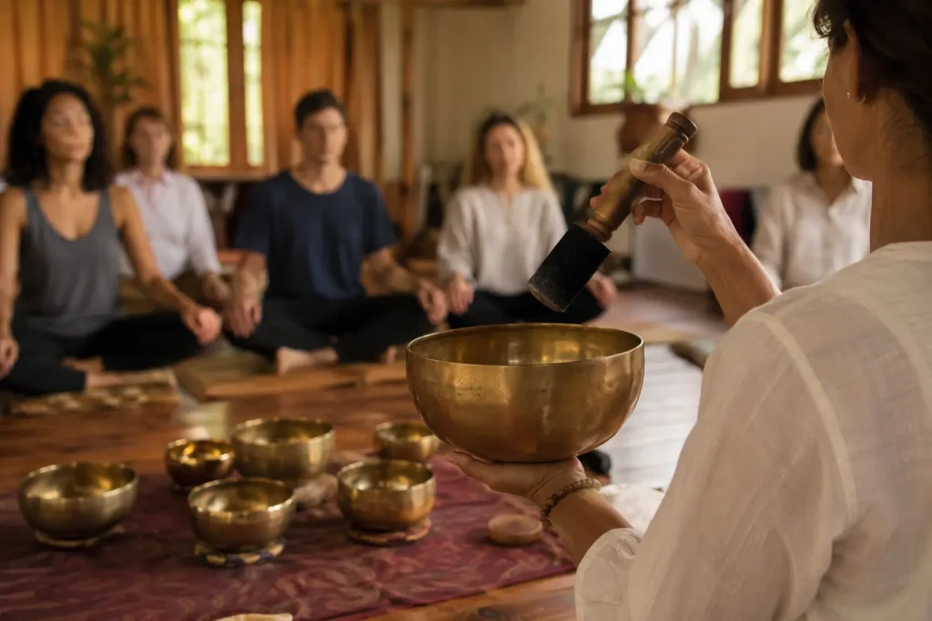 10 Essential Skills Beginners Learn in Singing Bowl Training in Nepal
