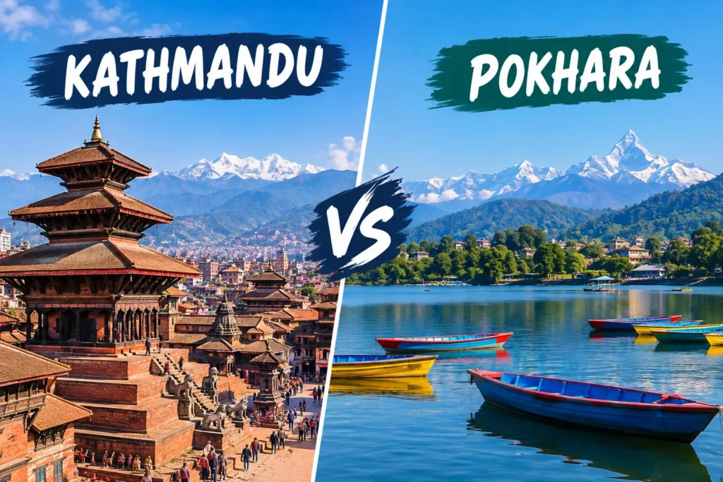 kathmandu vs pokhara: 200-hour yoga teacher training in nepal