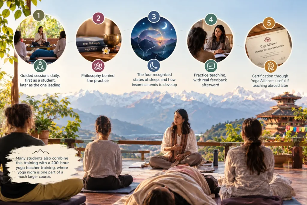 8 Stages Of Yoga Nidra For Deep Sleep: What It Is And How It'S Taught In Nepal? 2 yoga nidra for deep sleep: teacher training in nepal